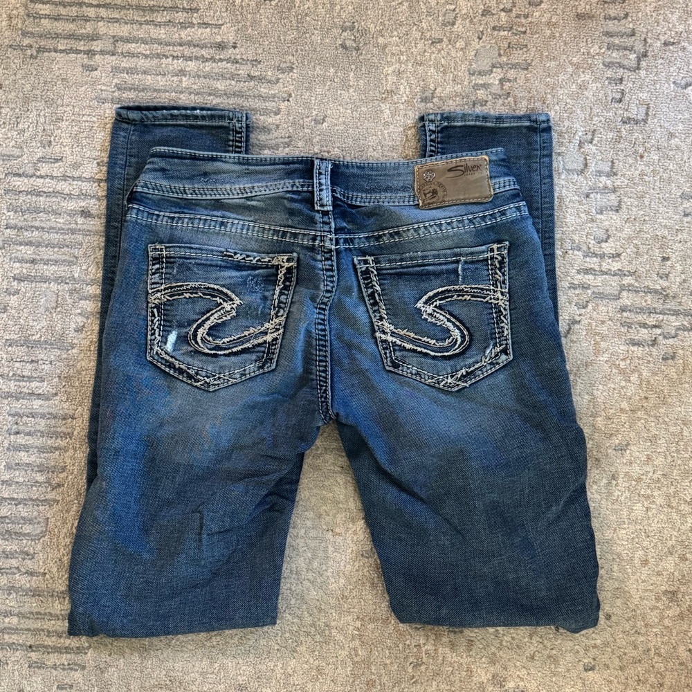 Silver Suki Joga Mid rise jeans 27x31